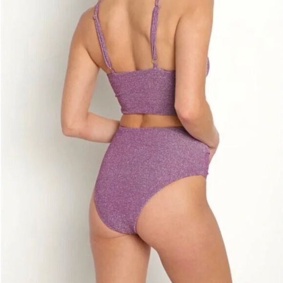 NEW‎ Beach Riot Zurie Bikini Bottoms in light purple, size S - Picture 13 of 16